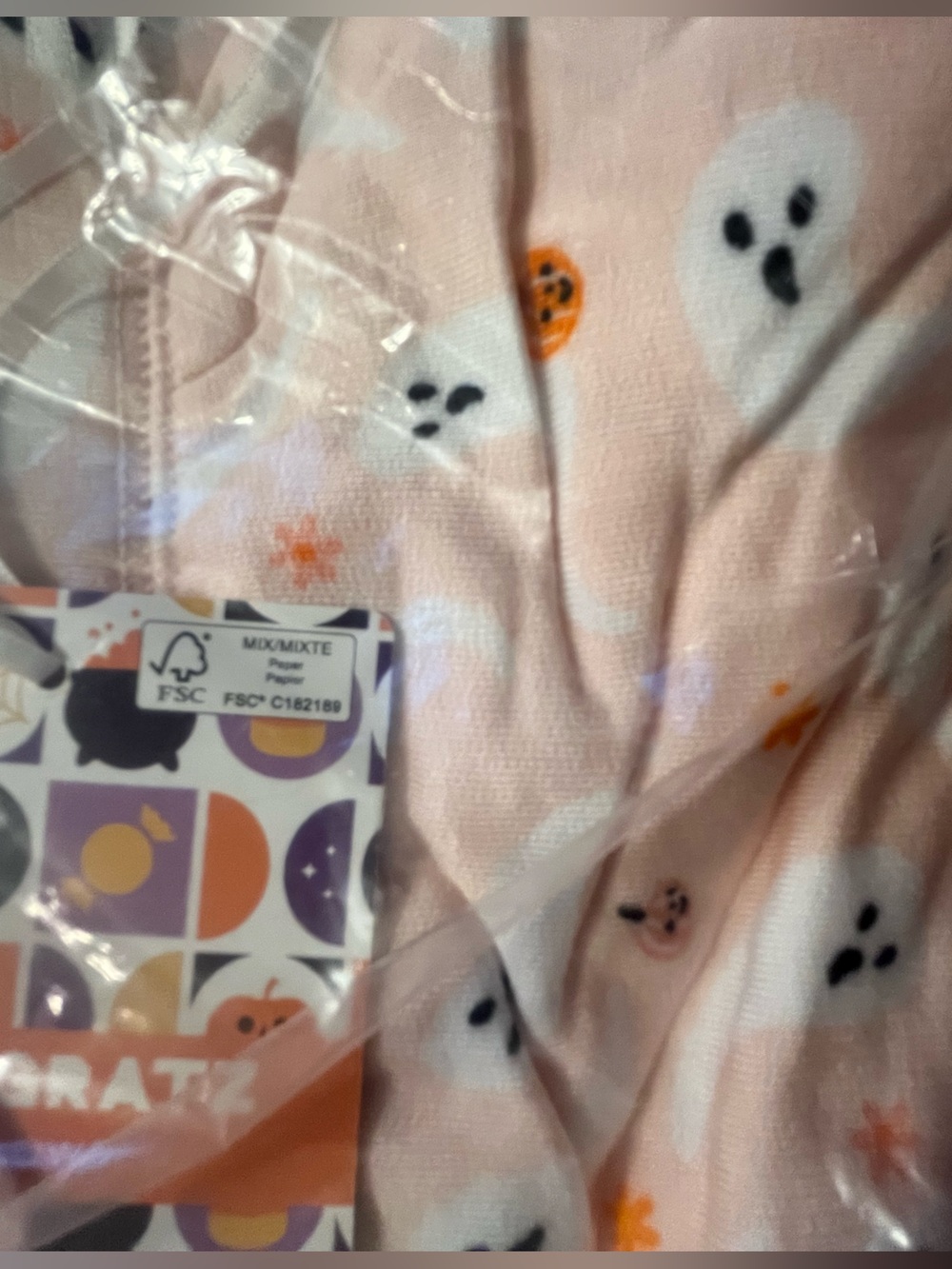 NWT NOVOGRATZ Let's Boogie Halloween Ghost Print Sleep Pants - Picture 10 of 10